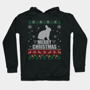 Christmas Bunny Rabbit Hoodie